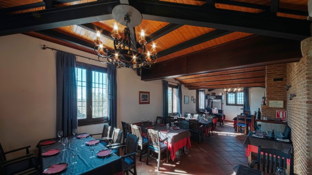 salon chimenea vistas